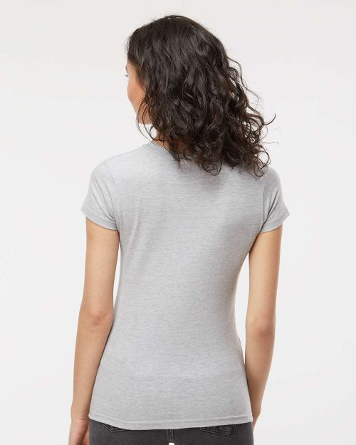 Women's fine jersey t-shirt M&O 4513 - Image 3
