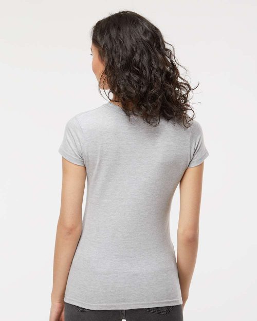 T-shirt en jersey fin pour femme M&O 4513