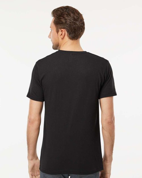 T-shirt Deluxe Col en V pour homme M&O 3543