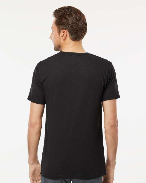 T-shirt Deluxe Col en V pour homme M&O 3543 - Image 3
