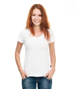 T-shirt col rond pour femme Ethica 100L2YW
