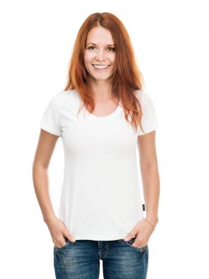 T-shirt col rond pour femme Ethica 100L2YW