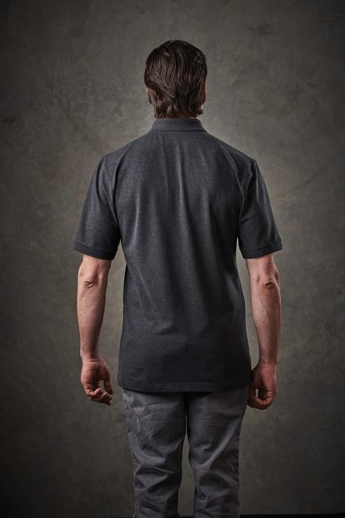 Polo extensible en coton piqué pour homme CTP-2 - Image 2