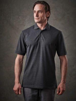 Polo extensible en coton piqué pour homme CTP-2