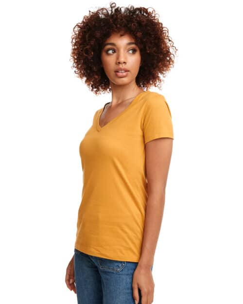 T-shirt col en V pour femme Next Level N1540