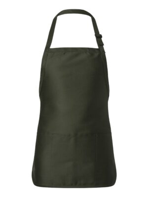 Tablier longueur moyenne avec 3 poches - Q-Tees Q4250