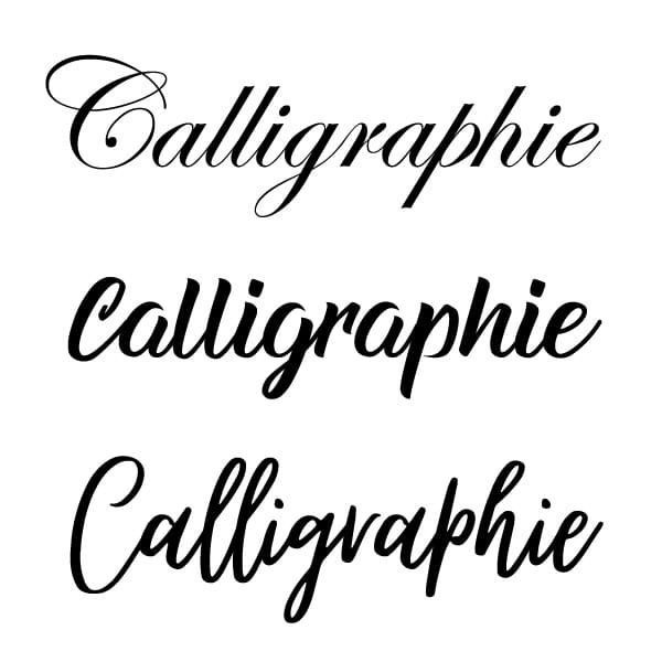 calligraphie