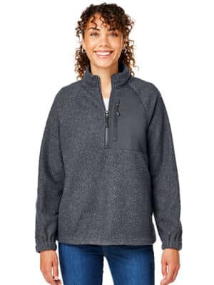 veste polaire à glissière mi hauteur pour femme north end ne713w