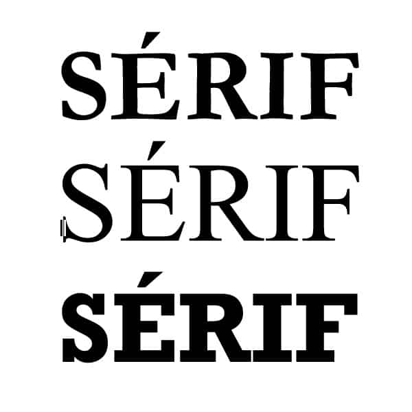 serif
