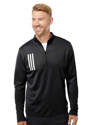Chandail à fermeture éclair 1/4 pour homme Adidas A482