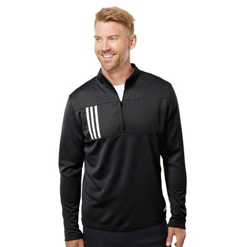 Chandail à fermeture éclair 1/4 pour homme Adidas A482