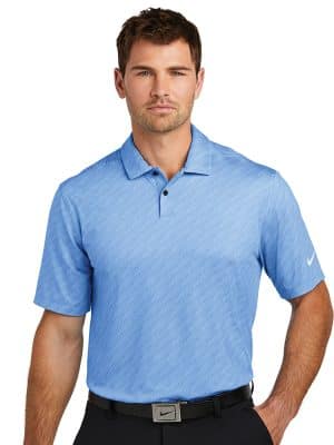 Polo à traits diagonaux Dri-FIT pour homme Nike NKDX6688
