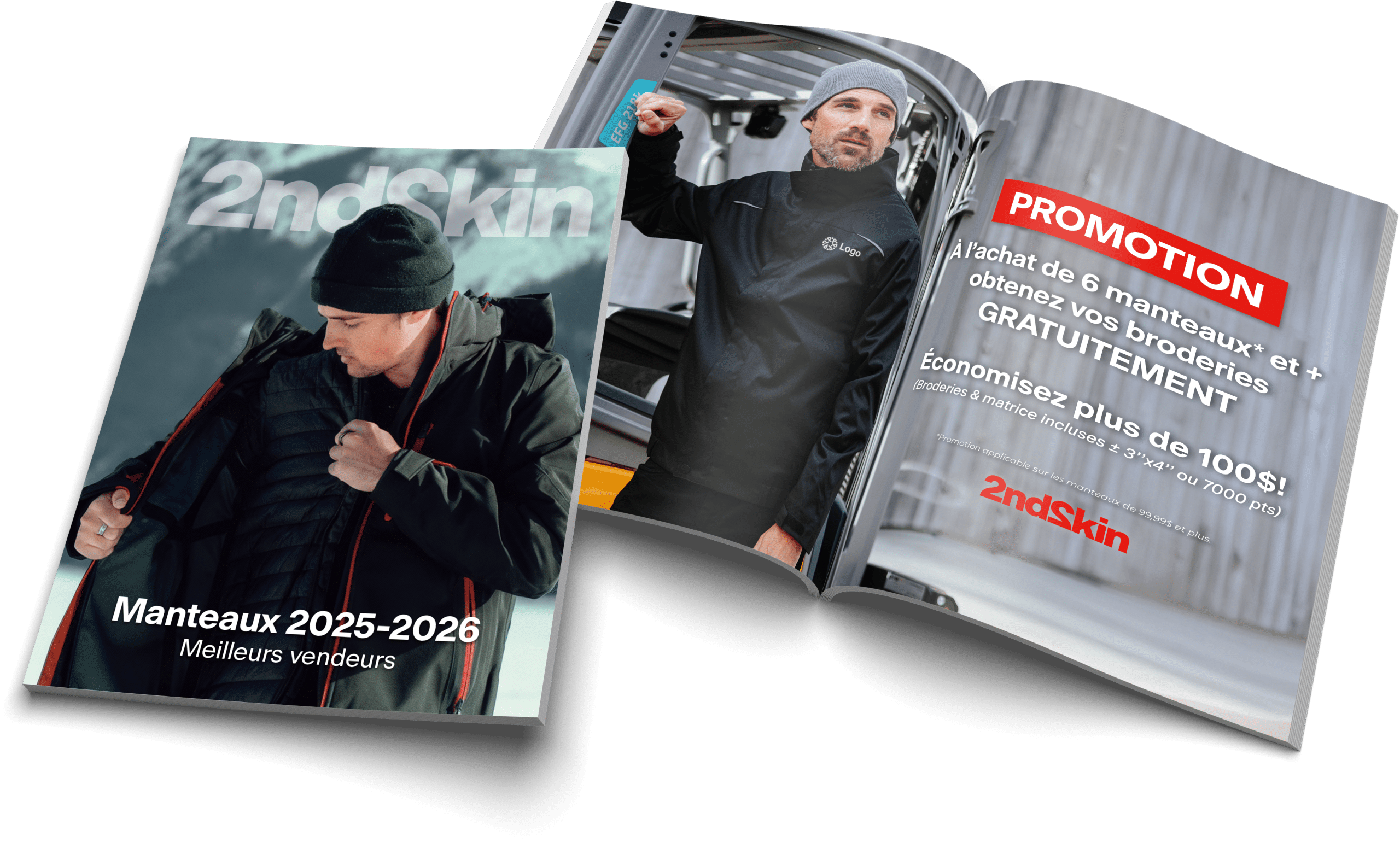 Catalogue Meilleurs Vendeurs, édition Manteaux, de 2ndSkin Promotion