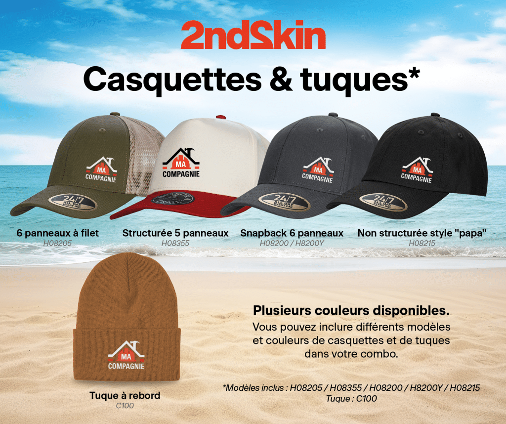Promo Combos 2026 Casquettes Tuques